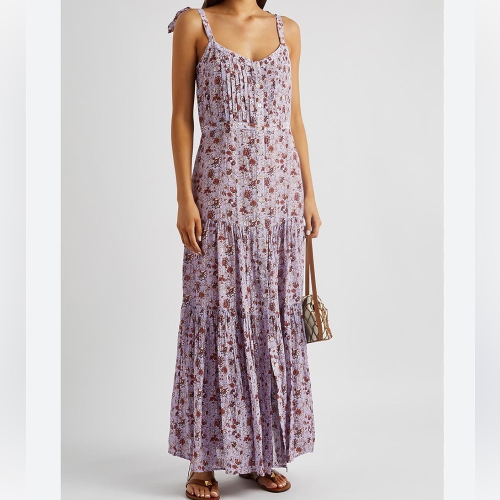 Veronica Beard Windansea Dress in Lavender Multi NWT Size M